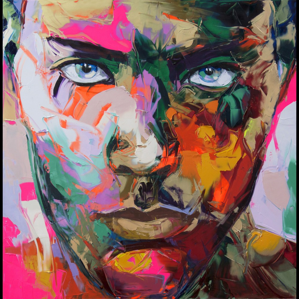 Francoise Nielly Portrait Palette Painting Expression Face191